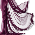 Chiffon Fabric for Wedding Decorations - Elegant Burgundy, 10 Yards