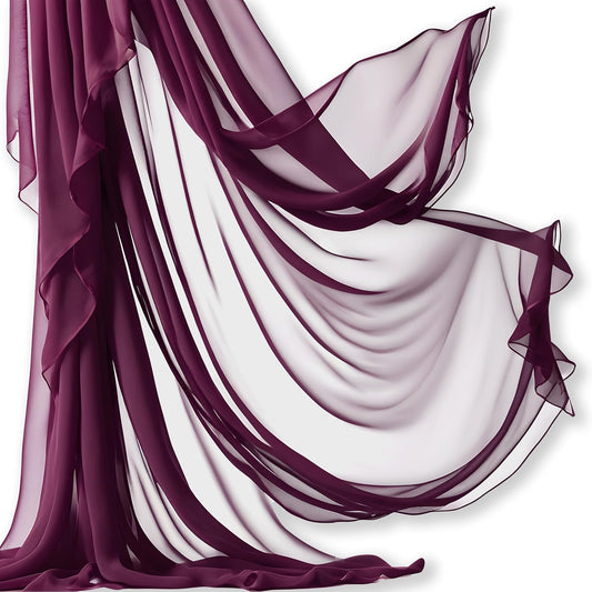 Elegant Chiffon Fabric for Wedding Decoration and Events