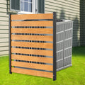 Air Conditioner Fence Privacy Panel 38in W x 60in H - Outdoor Wood
