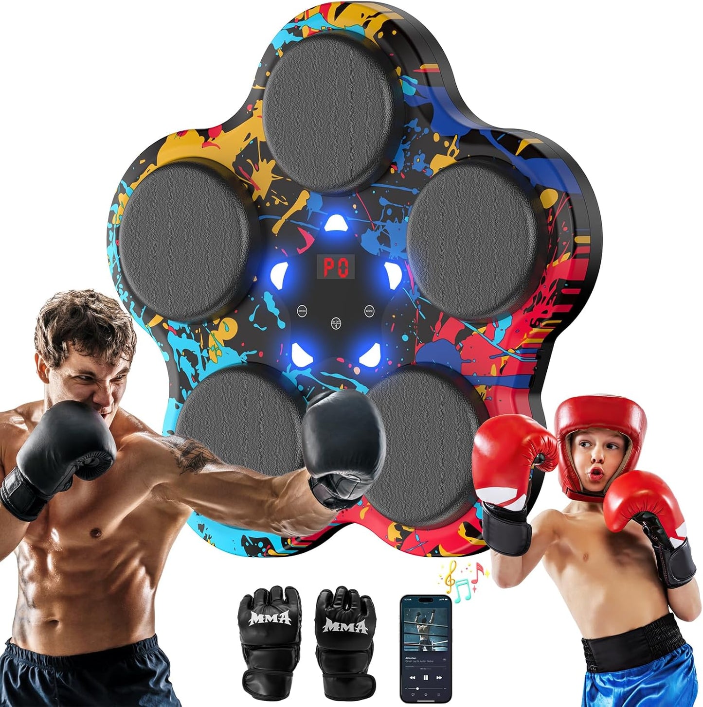 Bluetooth Boxing Trainer with Gloves