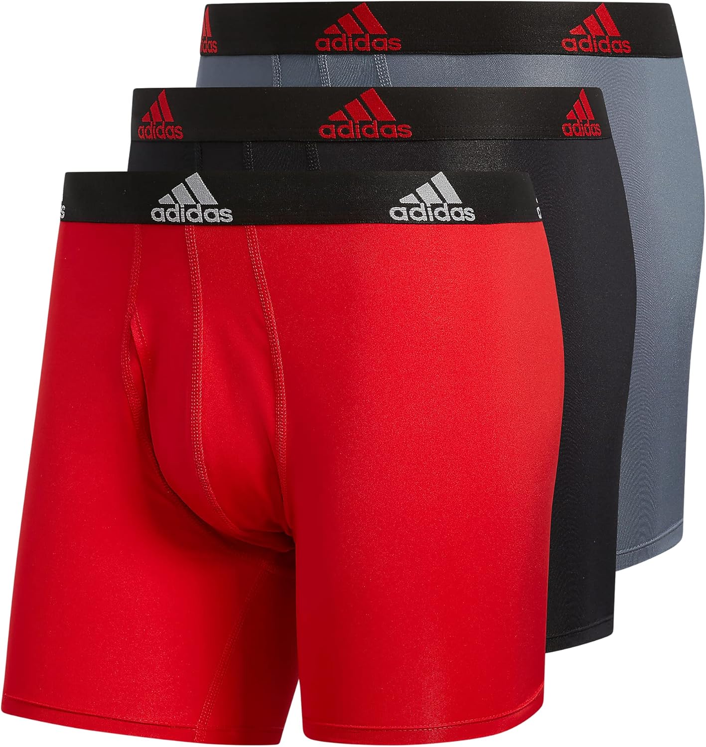 adidas Men's Microfiber Boxer Briefs for All-Day Comfort