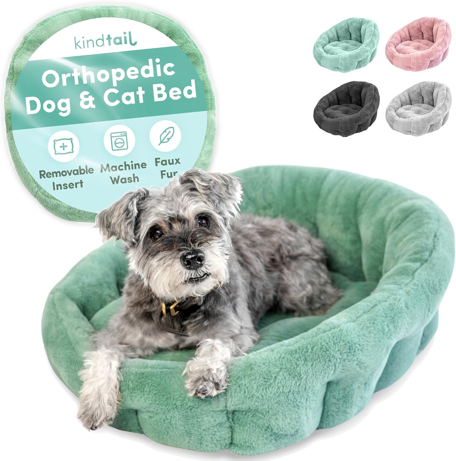 KindTail Medium Orthopedic Dog and Cat Bed for Ultimate Comfort