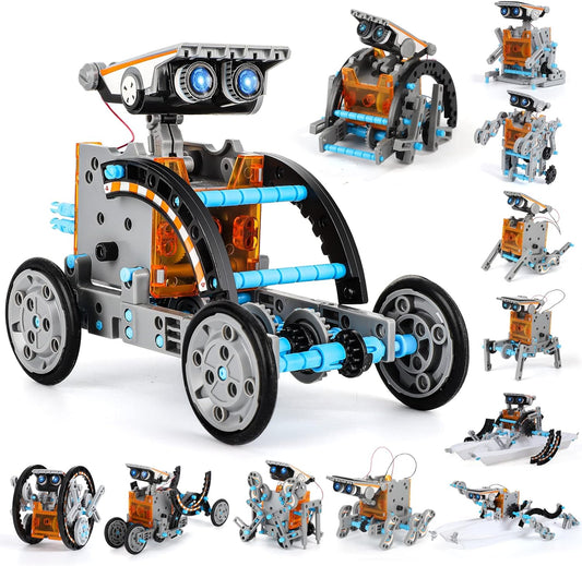 Lucky Doug 12-in-1 STEM Solar Robot Kit - Educational Joy!