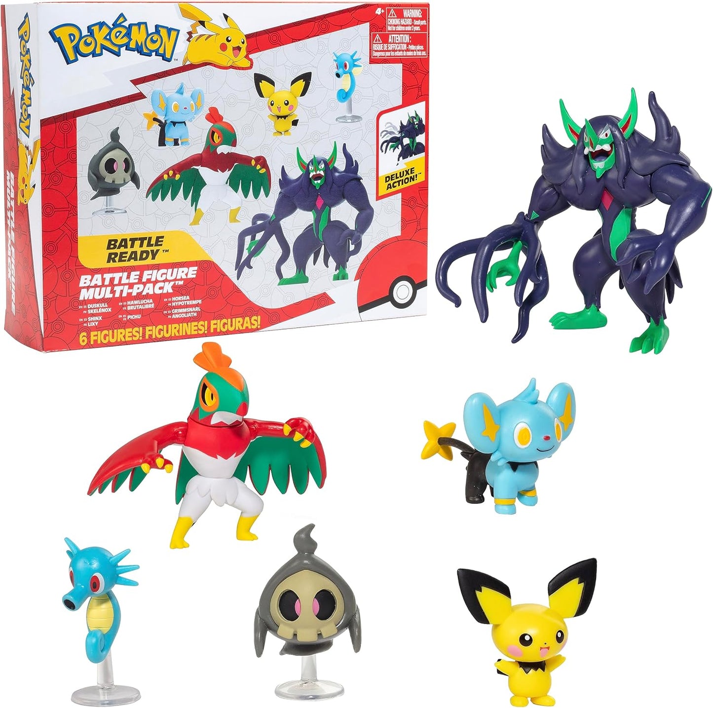Pokemon Battle Ready Figure Set with Grimmsnarl and Friends