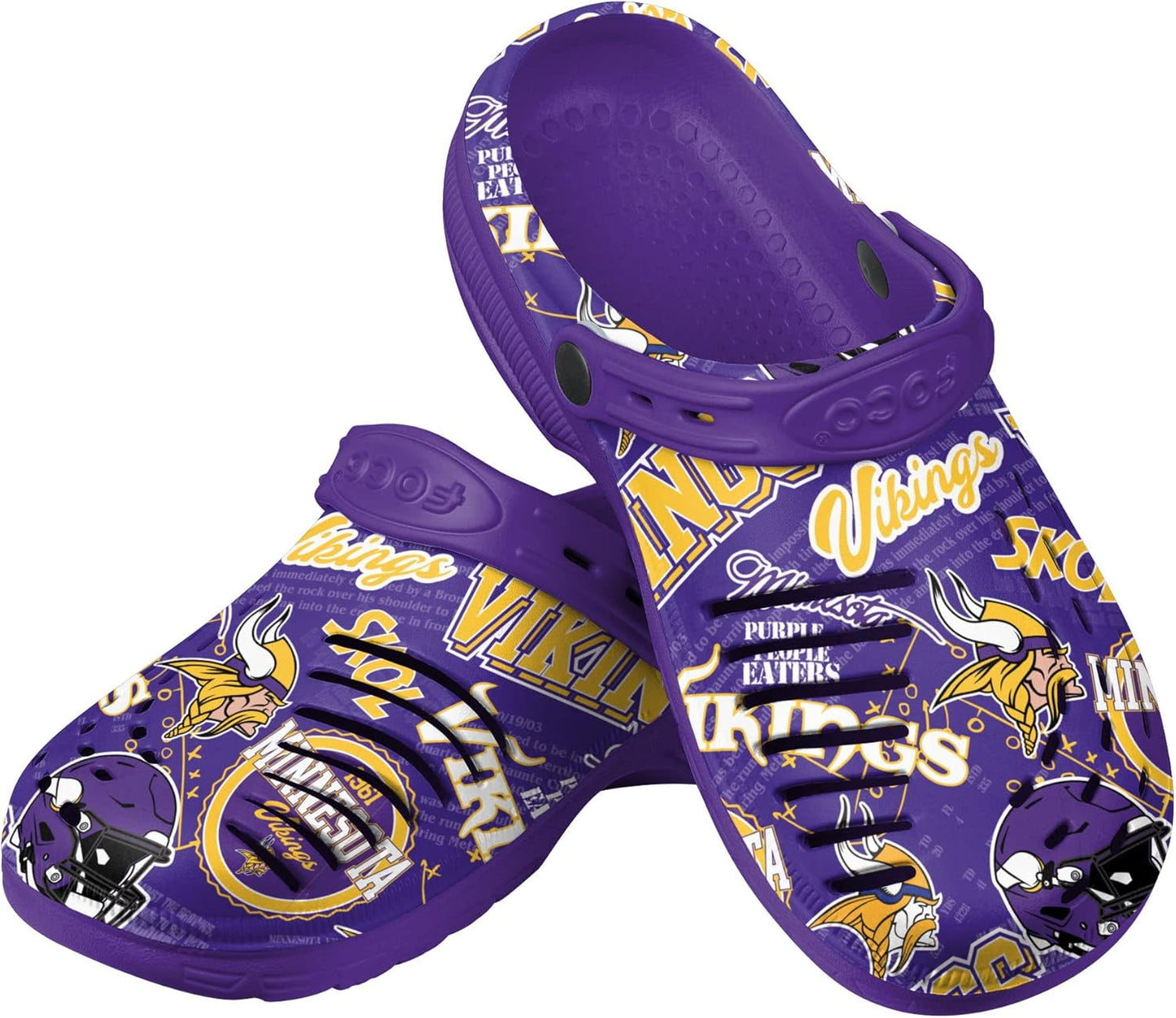 FOCO Men's NFL Team Logo Garden Water Sandals for Comfort