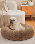 OhGeni Calming Donut Dog Bed for Medium Pets, 30 inches