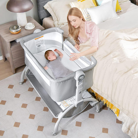 INFANS 3 in 1 Baby Bassinet: Portable Crib for Newborns