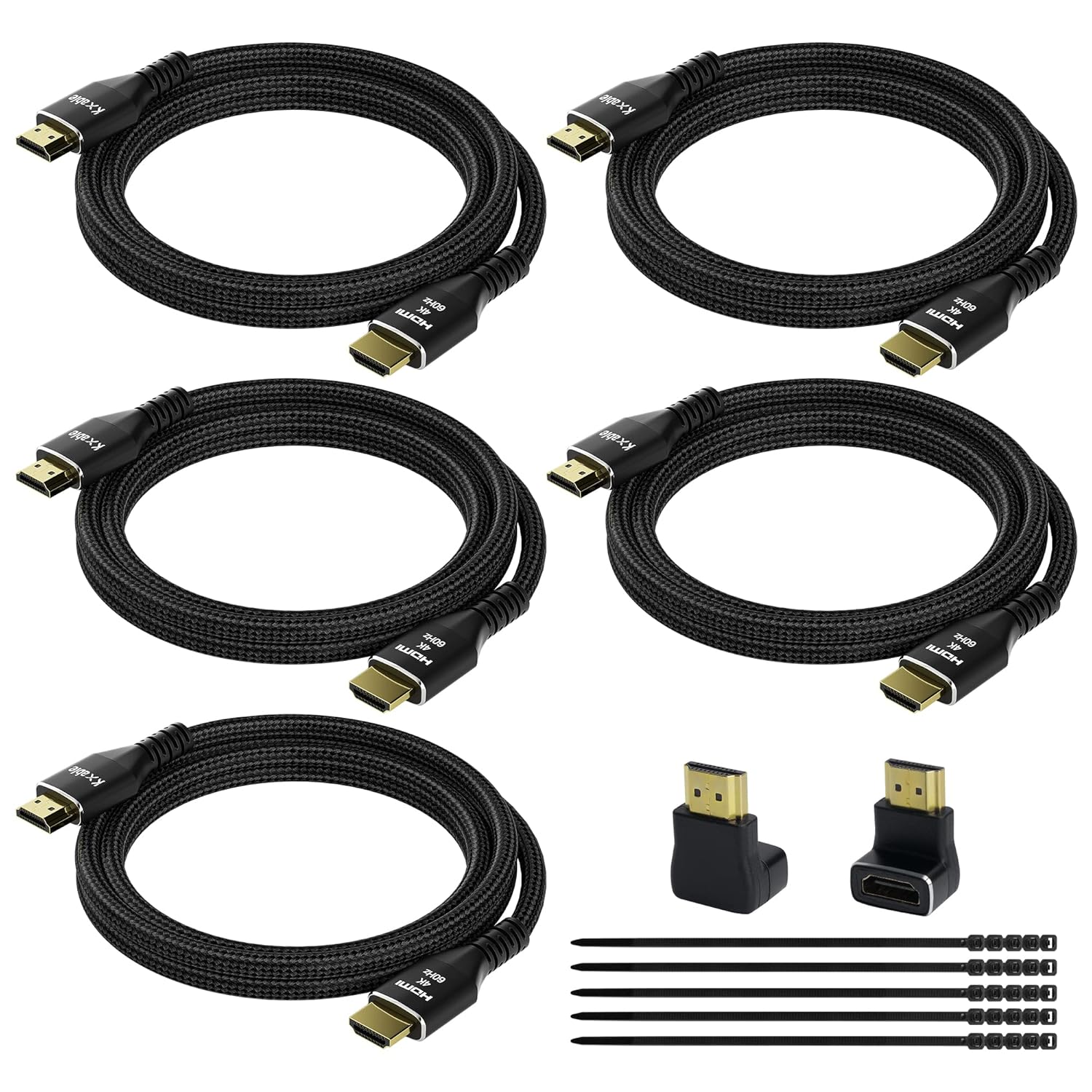 4K HDMI Cable 15 Feet - Ultra HD HDMI 2.0 with Accessories