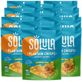 Solula Plantain Crisps Caribbean Lime Tostones - Crunchy Snack Pack