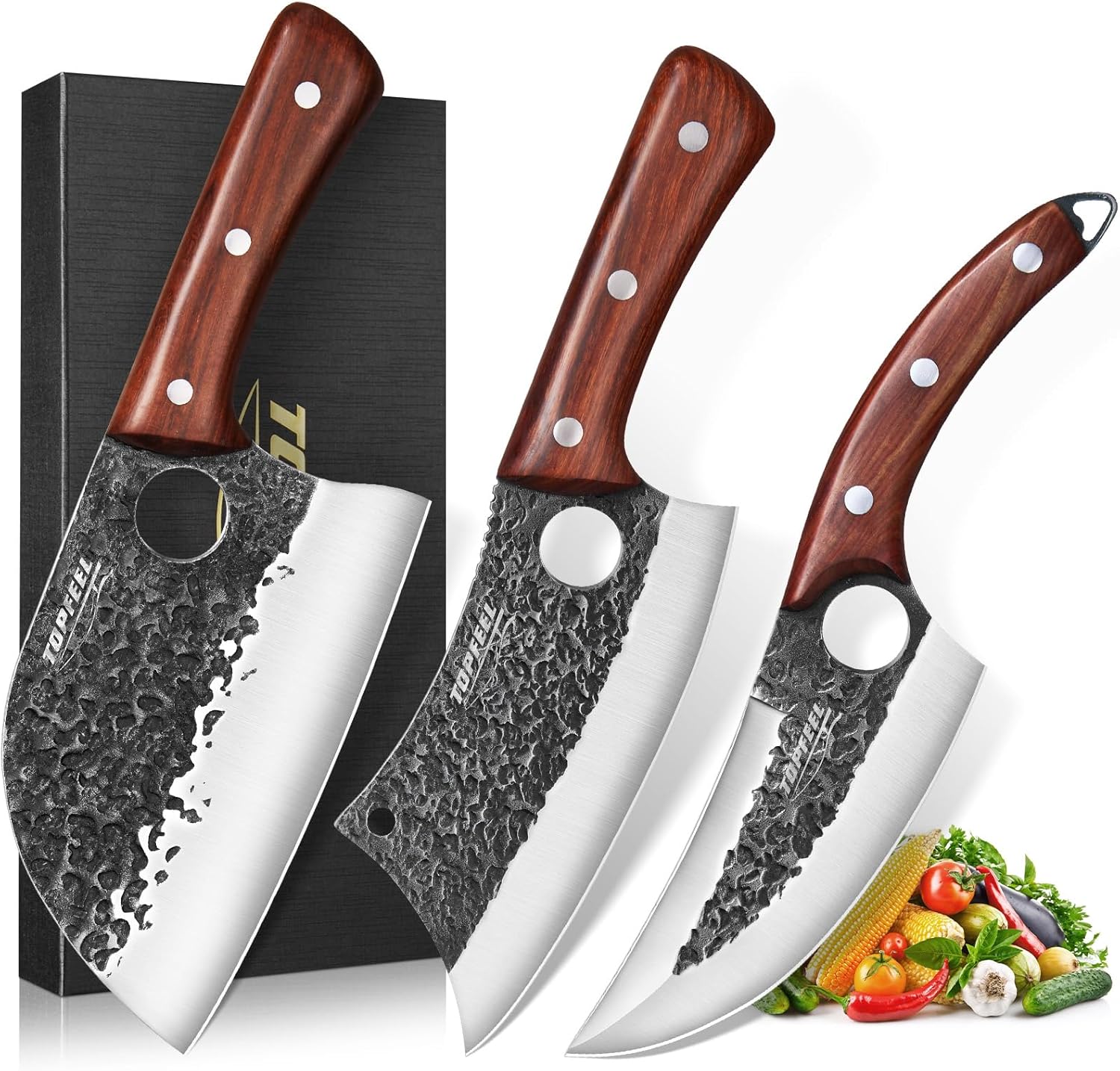 Hand-Forged Butcher Knife Set - Viking Quality