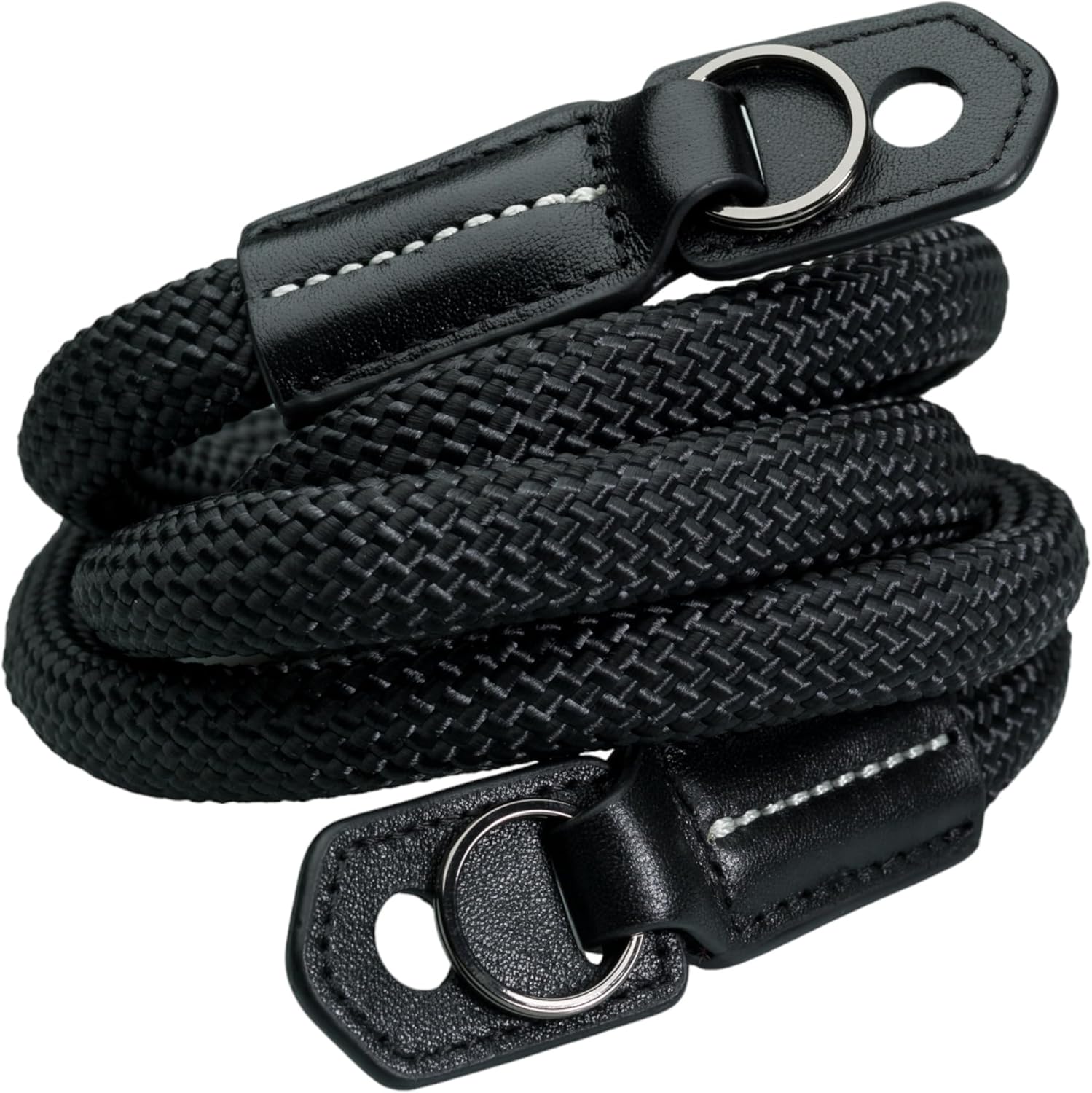 Vi Vante Sheetline Black Rope Camera Strap with Nappa Leather Ends