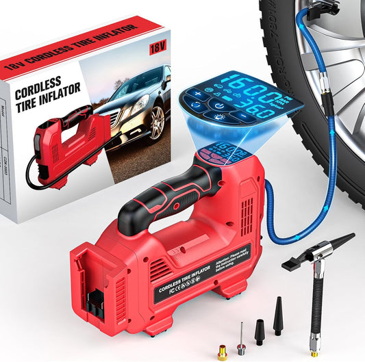 Milwaukee 18V Cordless Tire Inflator - Portable Power!