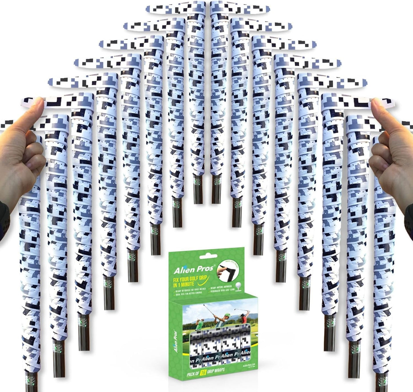 Alien Pros Golf Grip Wrapping Tapes for Easy Club Regripping