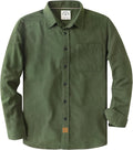 Dubinik Flannel Shirt for Men Plaid Button Down Long (Style M74G)
