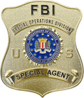 Police Badge for Dressing up and Cosplay - Nickel-Brass Opulent Shield