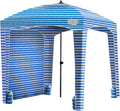 Qipi Beach Cabana Easy to Set Up Canopy - Portable 6 ft x 6 ft Shade