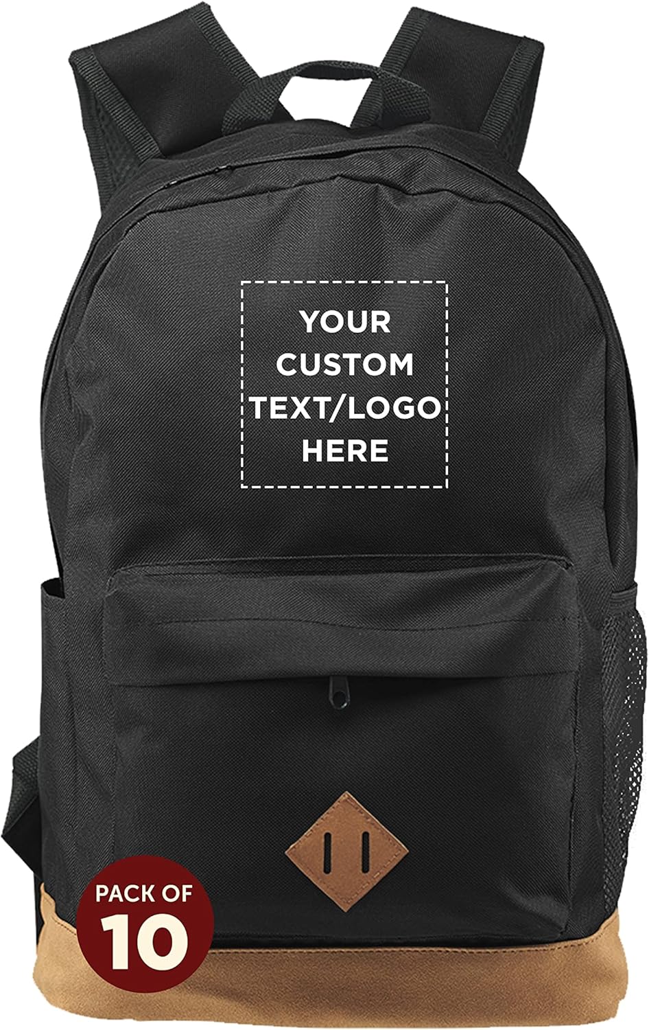 Custom Multipurpose Laptop Backpacks Set of 10 for Everyday Use
