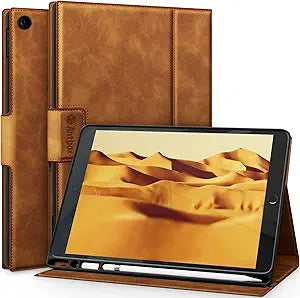 Antbox PU Leather Case for iPad 9th Generation with Pencil Holder
