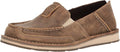 ARIAT Women's Leather and Suede Western Inspired Slip-On Shoes