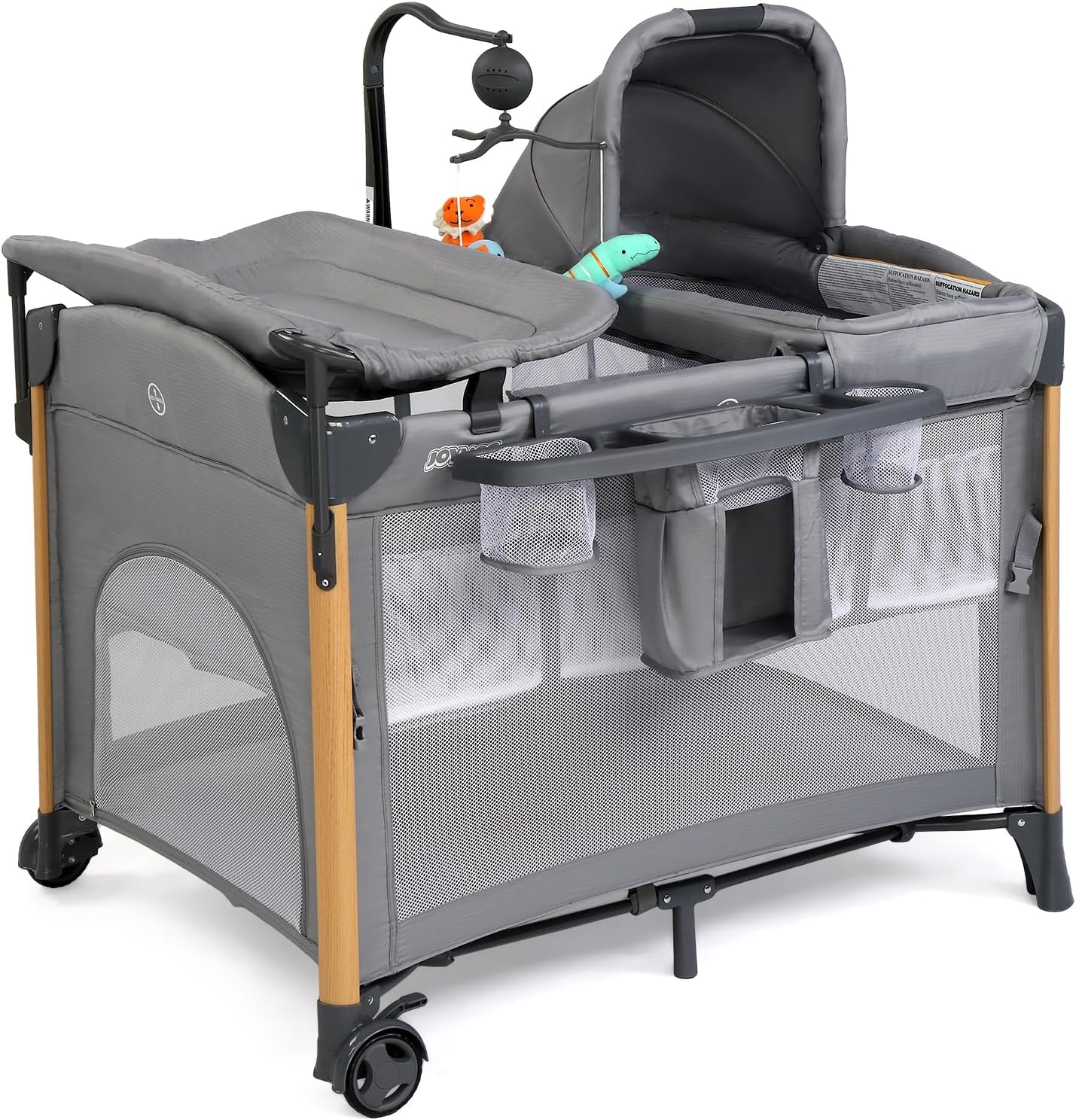 7 in 1 Bedside Bassinet with Changing Table for Newborns