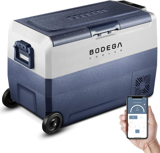 BODEGACOOLER 12 Volt Refrigerator - Portable Freezer for Travel
