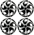14 in Wheel Cover for Iron Rim Set of 4 - Durable Snap-On Hubcaps