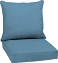 Deep Seat Cushion Set 24 in x 24 in French Blue Texture