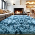 Rezutan Fluffy Rug for Living Room Bedroom - Soft 8x10 ft Shaggy