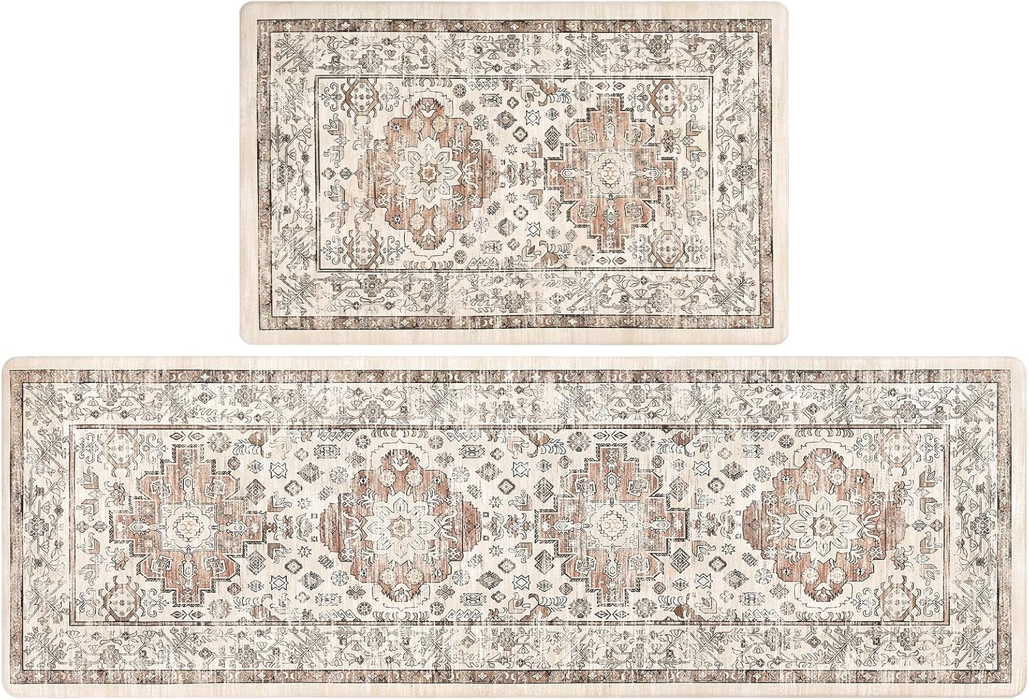 Pauwer Anti Fatigue Kitchen Mat Set of 2 for Comfort and Style