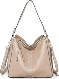 Hobo Handbag for Women Large Purses with Studs & Crossbody Strap