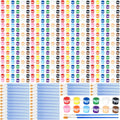 Qilery 840 Pcs Mini Acrylic Paint Set - 60 Sets of 12 Colors