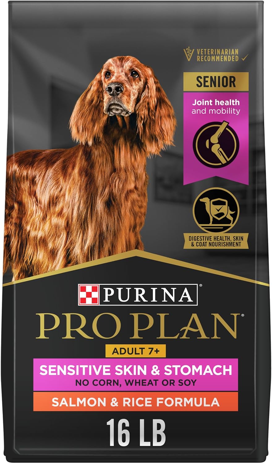 Purina Pro Plan Sensitive Skin and Stomach Senior Dog Food