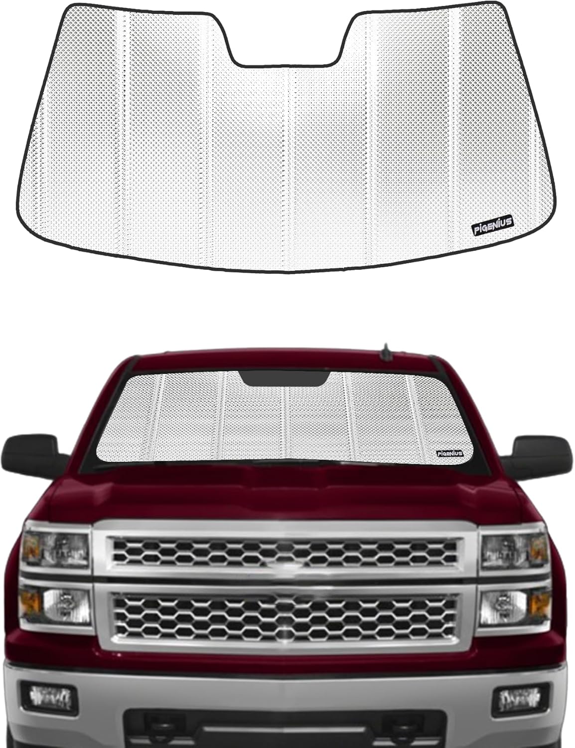Windshield Sun Shade for Chevrolet Silverado 2014-2018 Models