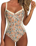 Tummy Control One Piece Swimsuit - Slimming Crisscross Back