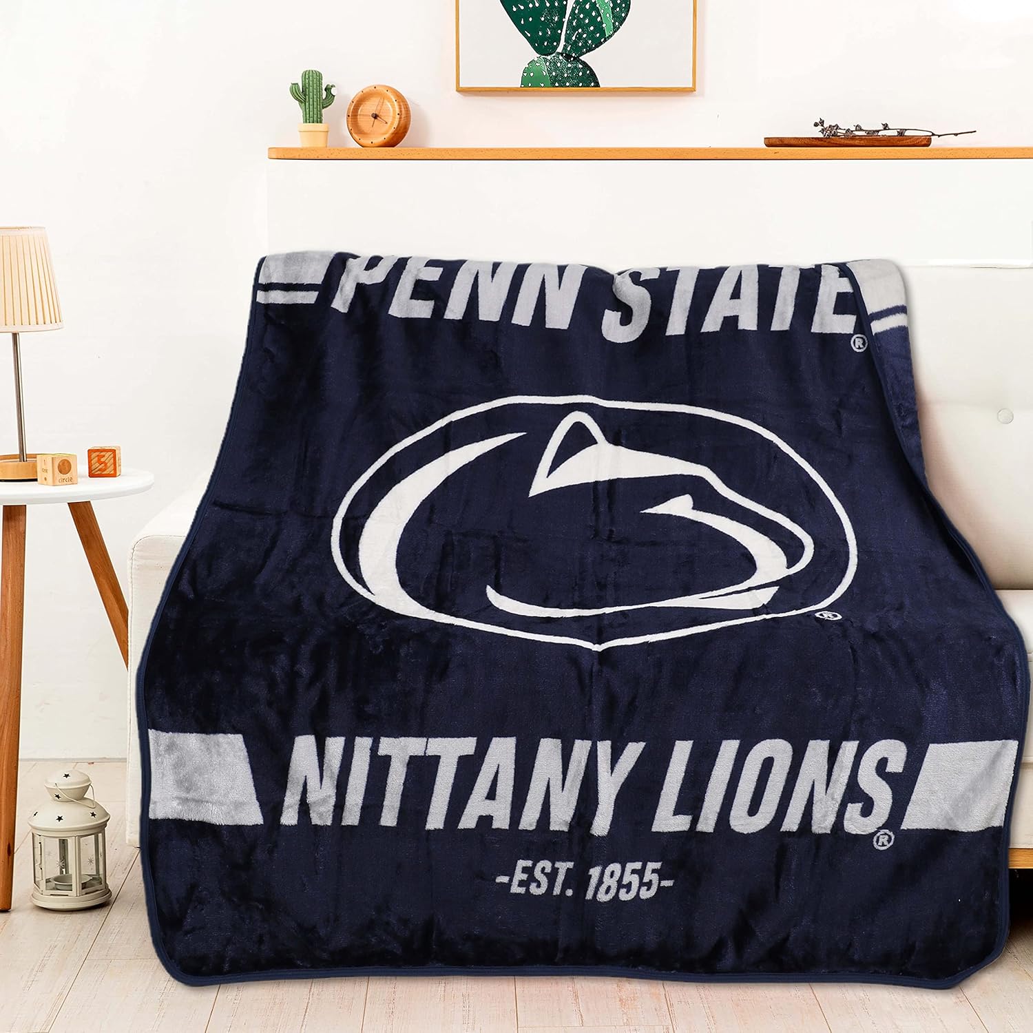 Northwest NCAA Legion Raschel Throw Blanket for Penn State Fans