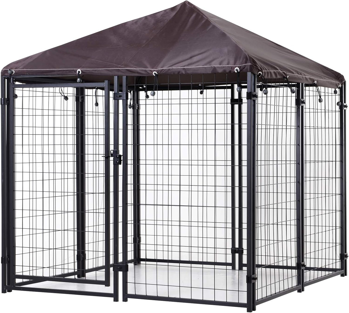PawHut Outdoor Dog Kennel: Spacious & Secure for Your Pet