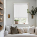 100% Blackout Roller Shade White 31in x 72in - Cordless Privacy