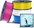 SUNLU CMYK Lithophane Matte PLA Filament 4KG - Fast Matte Finish