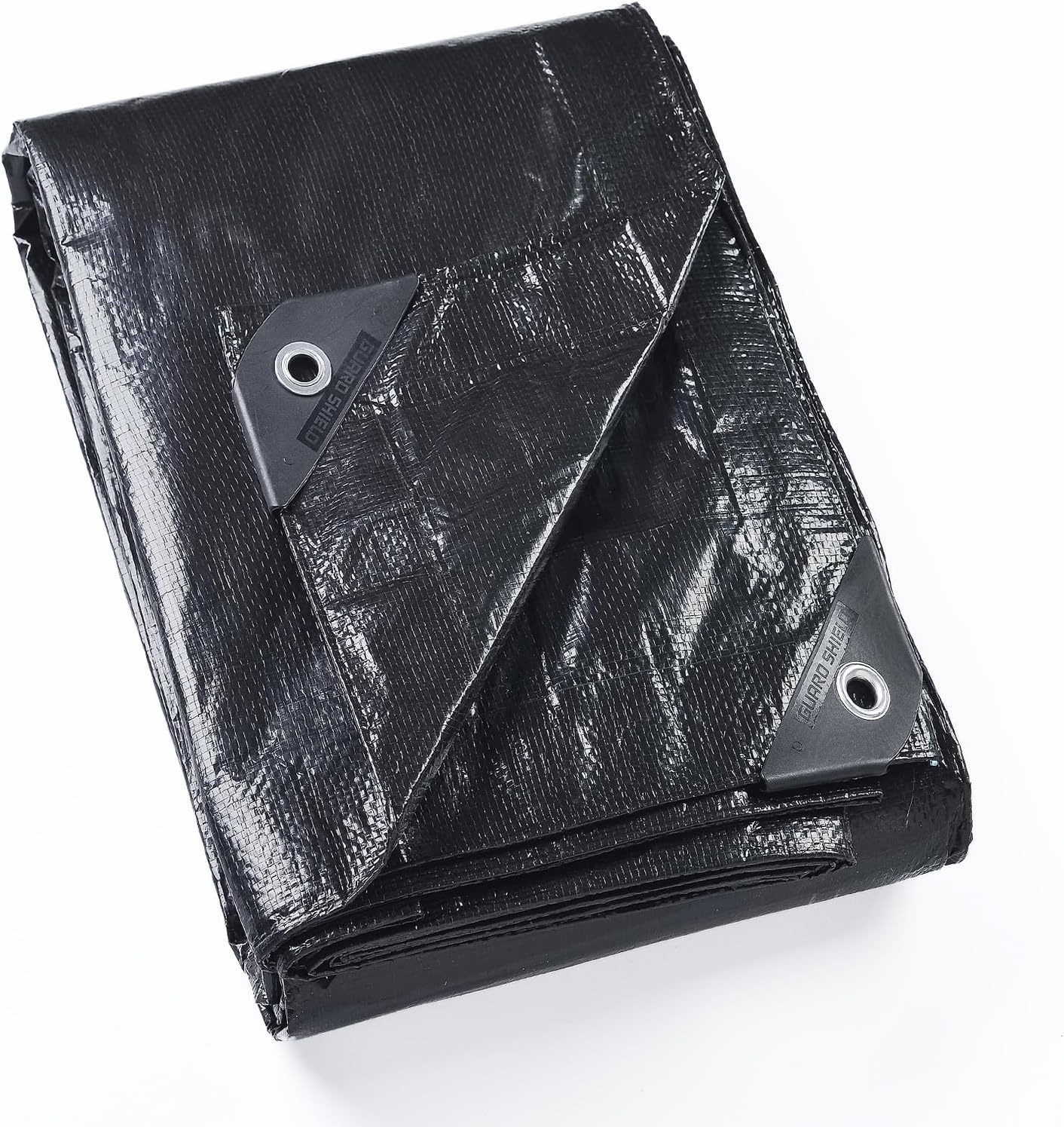 GUARD SHIELD Black Tarp 20x30 Feet Waterproof Lightweight Cover