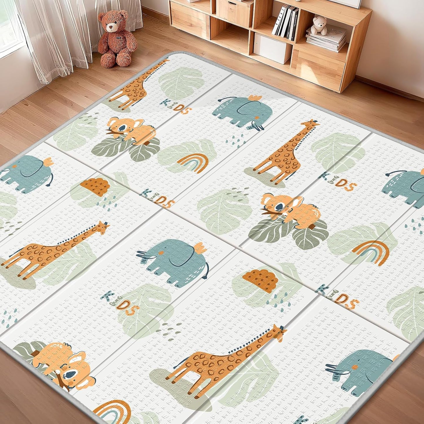 Foldable Baby Play Mat for Floor - Extra Large Crawiling Mat