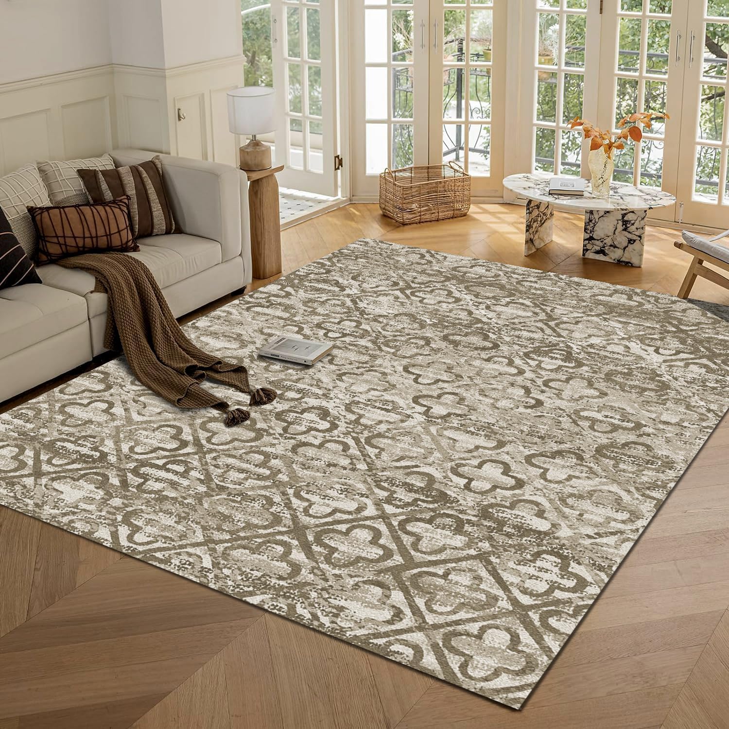 RUGSURE Washable Area Rugs, 5ft x 7ft - Perfect for Any Room