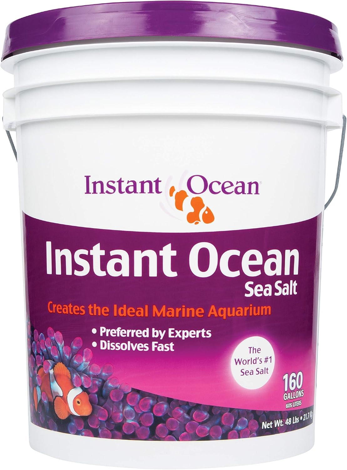 Instant Ocean Sea Salt for Reef Aquariums - 160 Gallon Mix