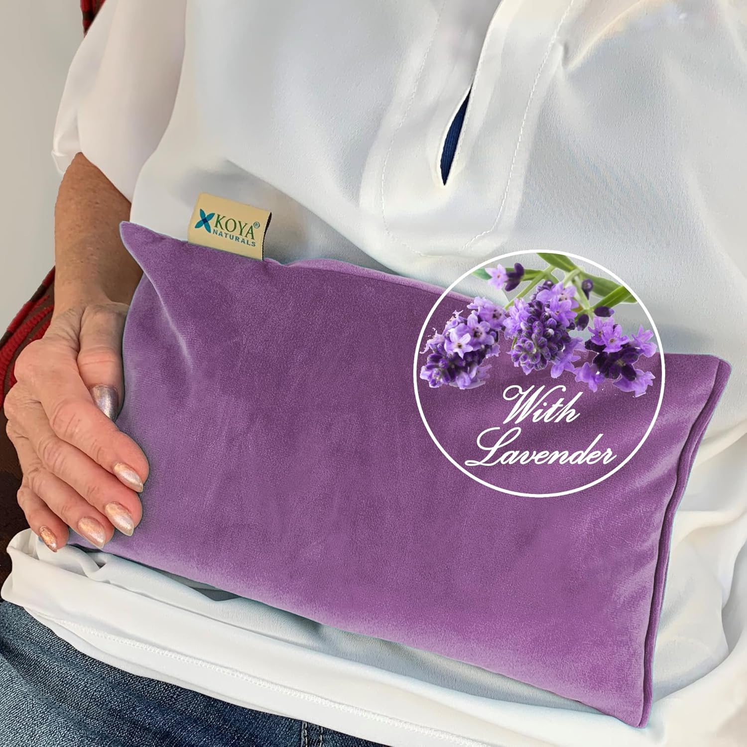 Lavender Microwavable Heating Pad - Soothes Pain