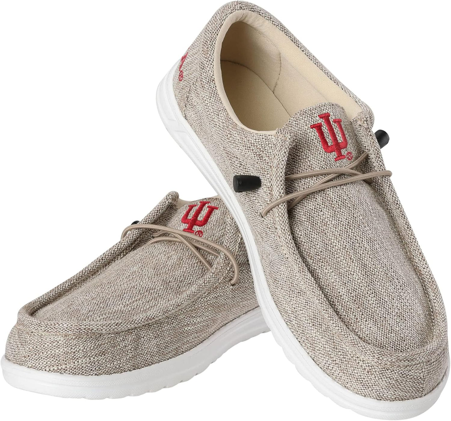 FOCO Men's NCAA College Team Logo Lightweight Loafers Shoes