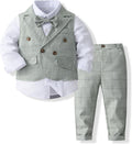 Kimocat Baby Boys Gentleman Bowtie Formal Outfit for Events