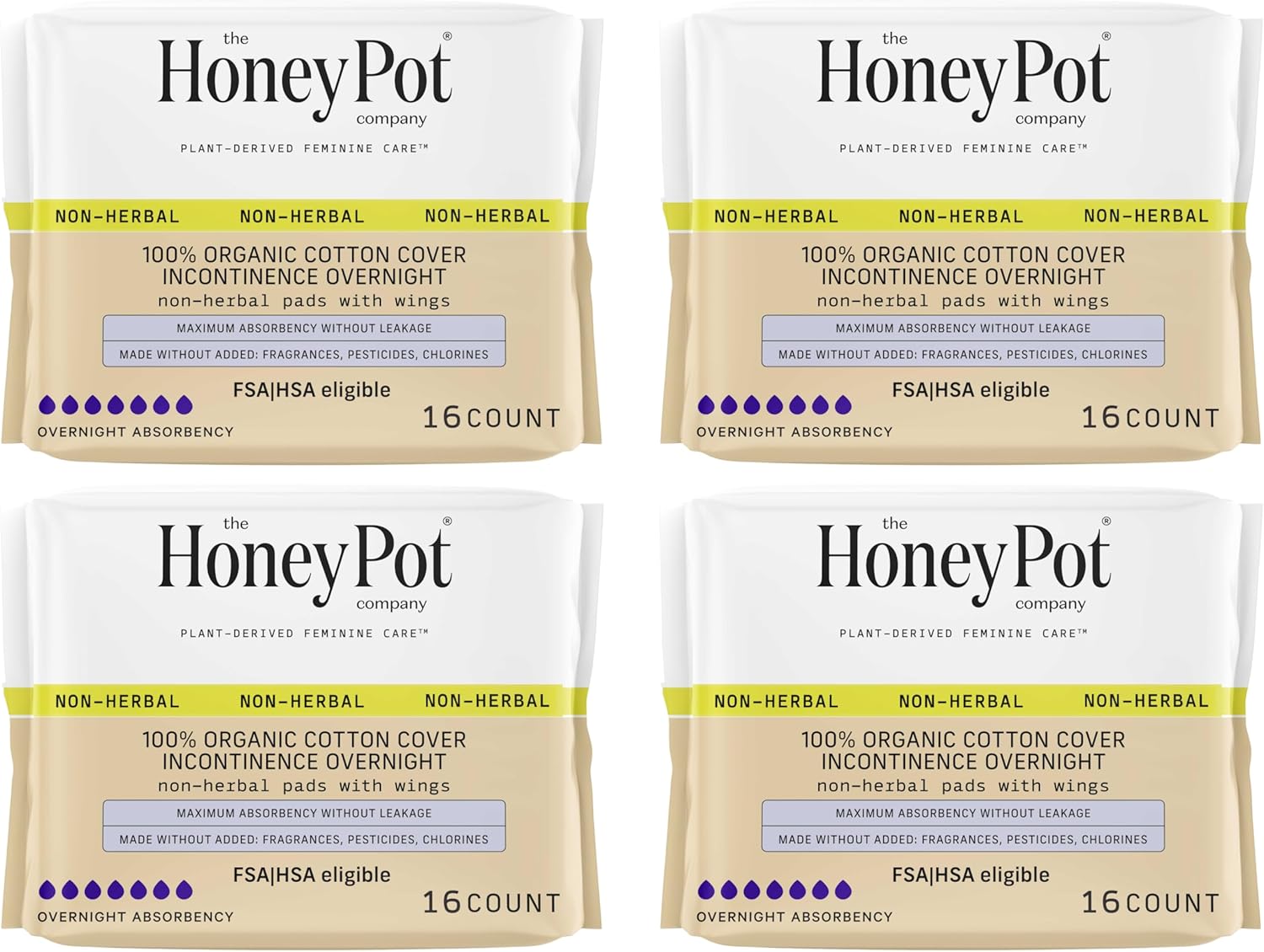 Non-Herbal Incontinence Pads for Women - Ultra-Absorbent Comfort