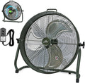 iLiving 18in Rechargeable Battery Camping Floor Fan - All-Day Power