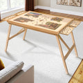 27.6 H Tall Puzzle Table with 4 Drawers for Jigsaw Puzzles
