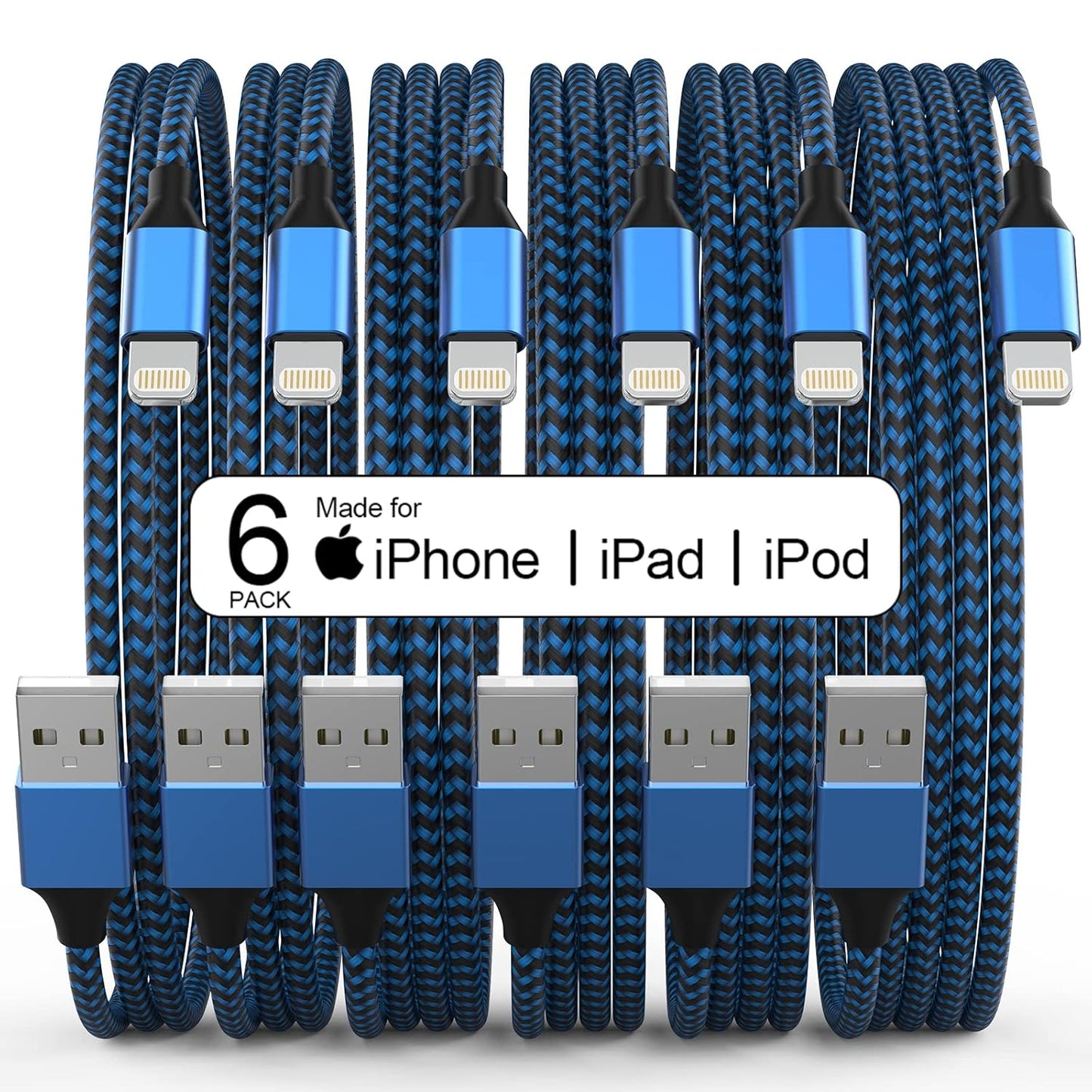 Apple MFi Certified Fast Charging Lightning Cable Set