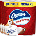 Charmin Ultra Strong Toilet Paper, 18 Mega XL Rolls - Bulk Value